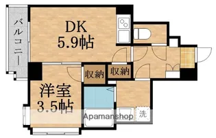 アルファブリック【6階】の間取り