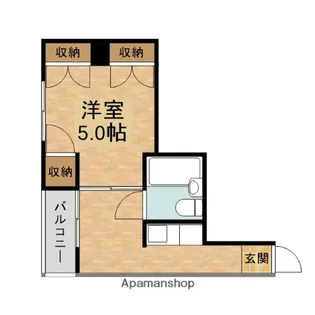 ラウンドⅡ大儀【4階】の間取り