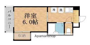 サンライフ内代【3階】の間取り