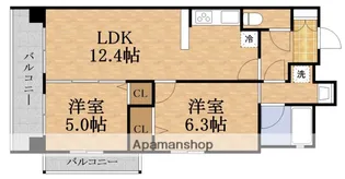 エステムコート京橋セレブIポーラスター【9階】の間取り