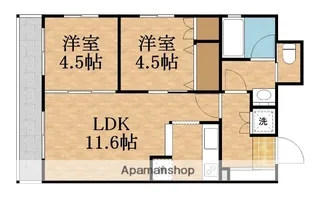エステムコート京橋セレブIポーラスター【9階】の間取り