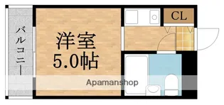 メゾンマルシェアン【3階】の間取り