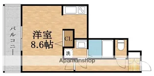 クレアート大阪EAST G4【4階】の間取り