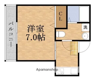 ドゥエリング大宮【3階】の間取り