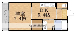 エステート旭【2階】の間取り