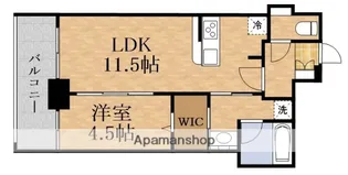 LA CASA京橋【10階】の間取り