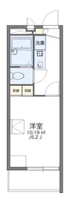レオパレスメルベーユ緑橋【3階】の間取り