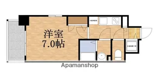 エスリード大阪城【2階】の間取り