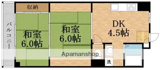 シャルマンコーポ野江第二期【3階】の間取り