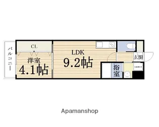 ルヴィエール都島【8階】の間取り