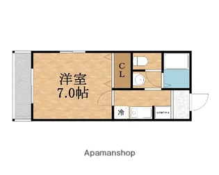 ドゥエリング成育【6階】の間取り
