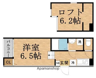 サウスモデラート【1階】の間取り