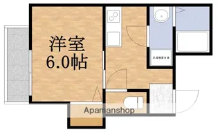 シャルム千林三番館【1階】の間取り