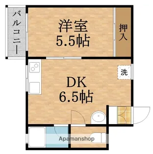 白浜荘【2階】の間取り