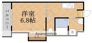 パルディナカダⅢ【3階】の間取り