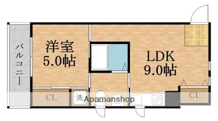 ネクストステージ都島【5階】の間取り