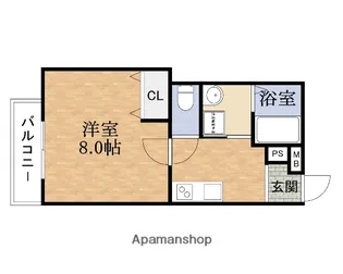 フジパレス新森【3階】の間取り