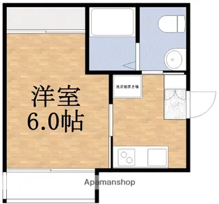 ウィンズコート清水【4階】の間取り