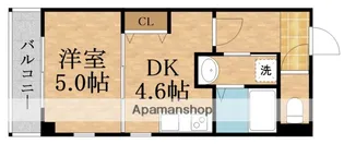 プレシャス中宮【5階】の間取り