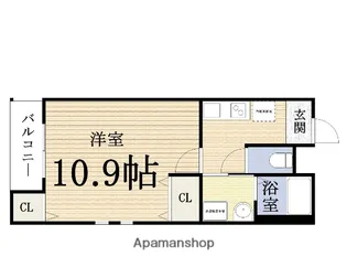 フジパレス太子橋III番館【1階】の間取り
