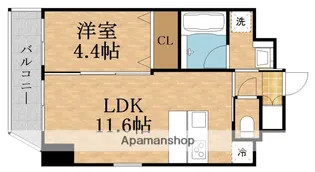 プレジオ都島本通【3階】の間取り
