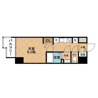 PHOENIX新大阪【14階】の間取り
