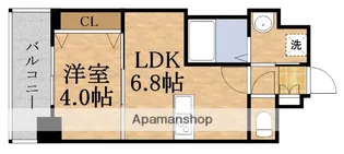 W.O.B.KYOBASHI【8階】の間取り