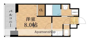 W.O.B.KYOBASHI【7階】の間取り