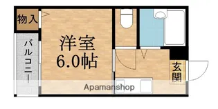ビルシャナ柳通【4階】の間取り
