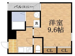 フジパレス都島御幸町Ⅲ番館【3階】の間取り