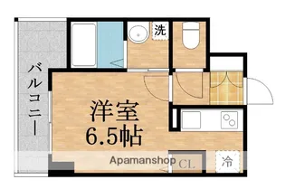 ララプレイス ザ・京橋ステラ【6階】の間取り
