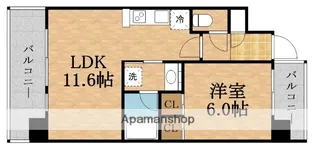 PHOERME城北公園【7階】の間取り