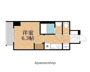 ゼオン大阪EAST【10階】の間取り