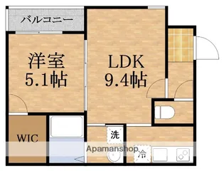 フジパレス関目高殿【1階】の間取り