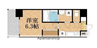 ファーストフィオーレ京橋ブレイニー【9階】の間取り