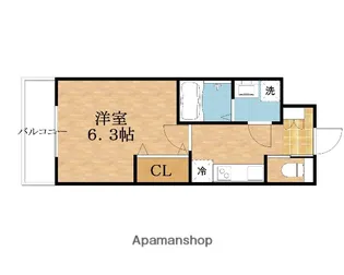 ウインズコート城北パーク【5階】の間取り