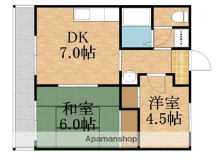 プランドール古市【2階】の間取り