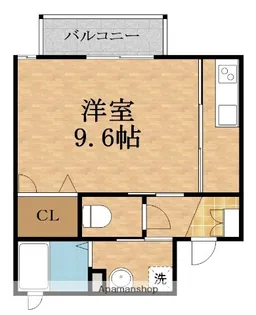 シャーメゾン城東【1階】の間取り