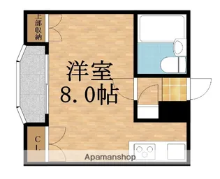 コスモレジデンス蒲生【2階】の間取り
