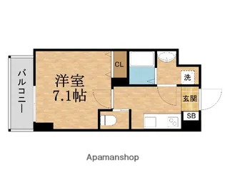 PHASTATE(ファステート)京橋バリス【3階】の間取り