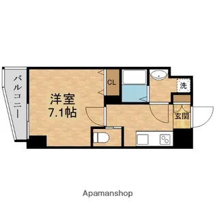 PHASTATE(ファステート)京橋バリス【5階】の間取り