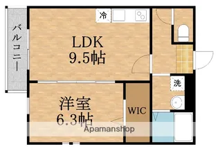 フジパレス新森Ⅲ番館【2階】の間取り