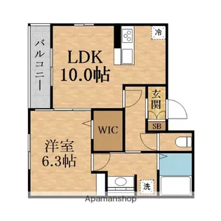 グリーンコート【1階】の間取り