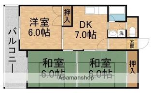 3DKの間取り画像