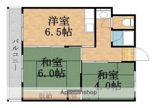 2DKの間取り画像