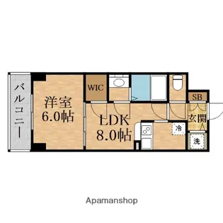 ノルデンタワー新大阪アネックス【10階】の間取り