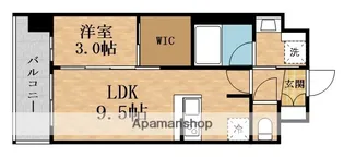 コンフォリア・リヴ新大阪西宮原ソルテラス【8階】の間取り