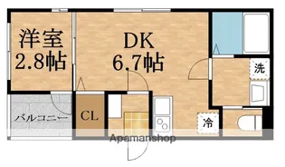ルアーナ千林清水【2階】の間取り