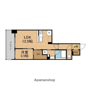 リビオメゾン新大阪【6階】の間取り