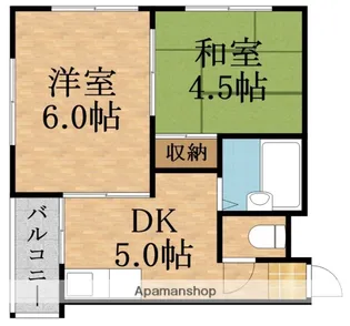 さくら20番館【2階】の間取り